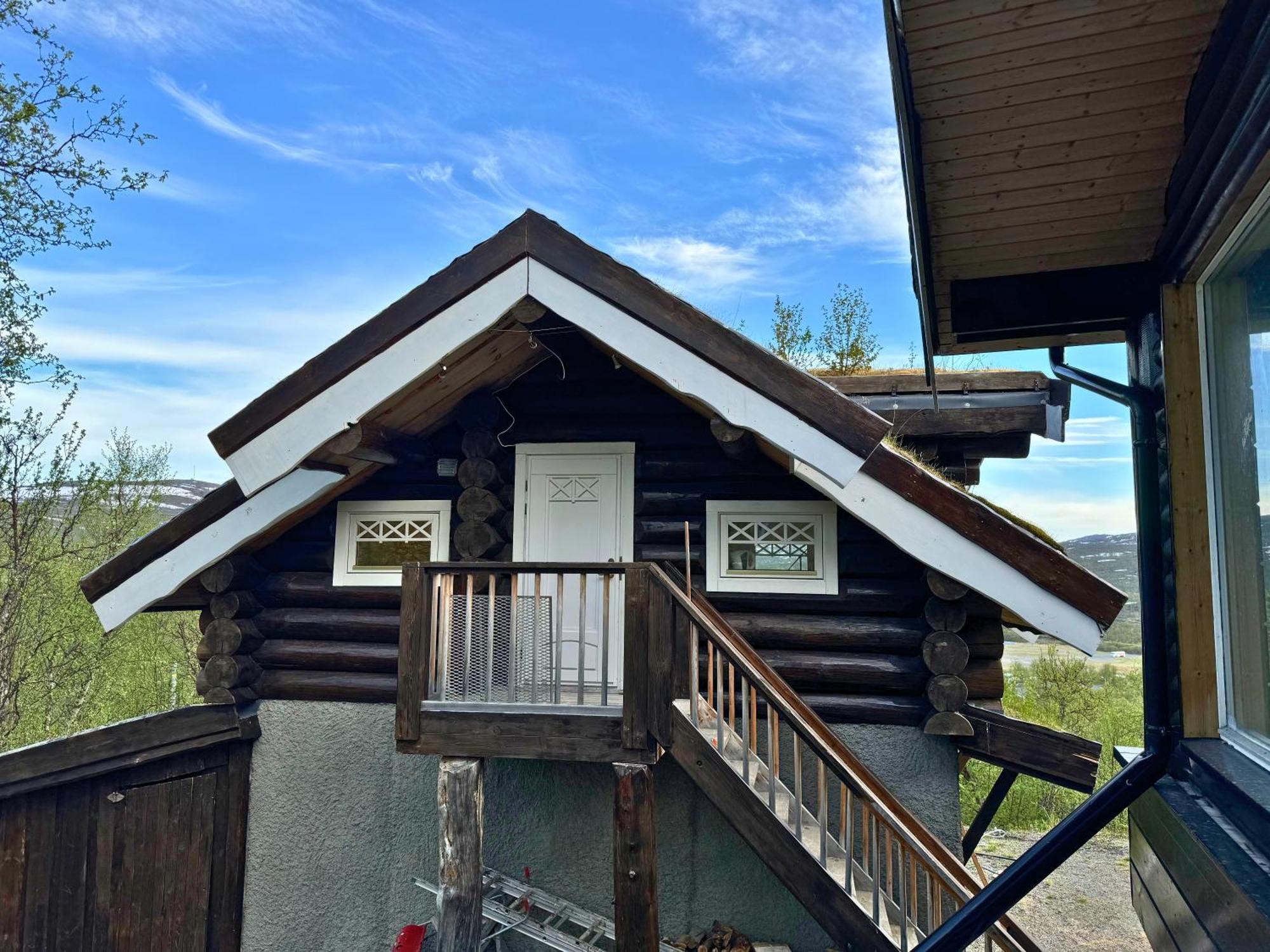 Unique Arctic Timber Cabin Skaidi المظهر الخارجي الصورة